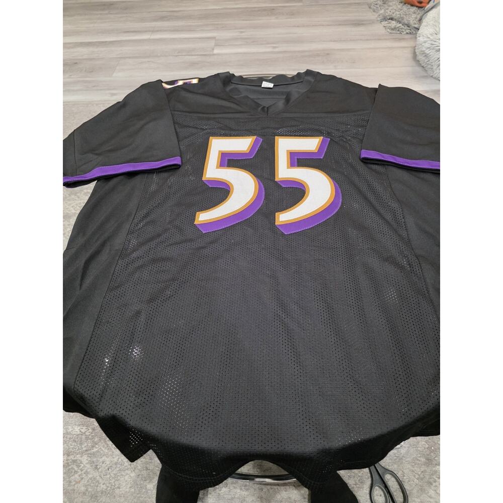 Terrell Suggs Autographed/Signed Jersey JSA Black Custom Jersey - Picture 5 of 7